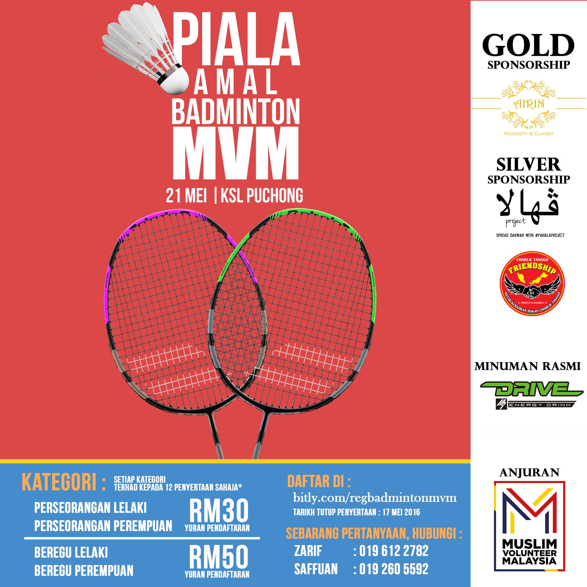 Piala Amal Badminton MVM
