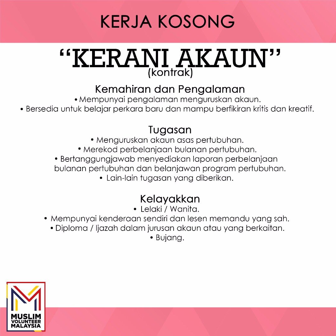 Sertai Kami : Muslim Volunteer Malaysia - Muslim Volunteer 